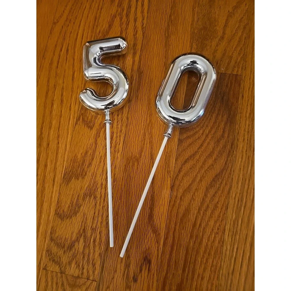 50Th Birthday Decorations Men Women Happy Decoration Banners Large Golden Balloo